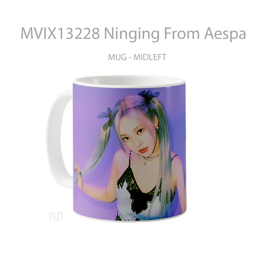 Mug Ninging From Aespa Gelas Keramik Unik - All-side / Desain