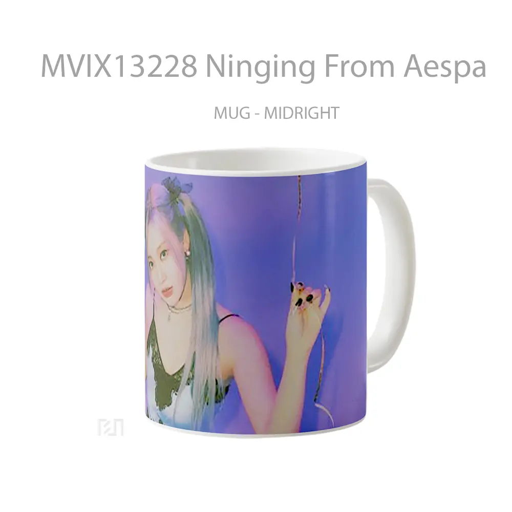 Mug Ninging From Aespa Gelas Keramik Unik - All-side / Desain