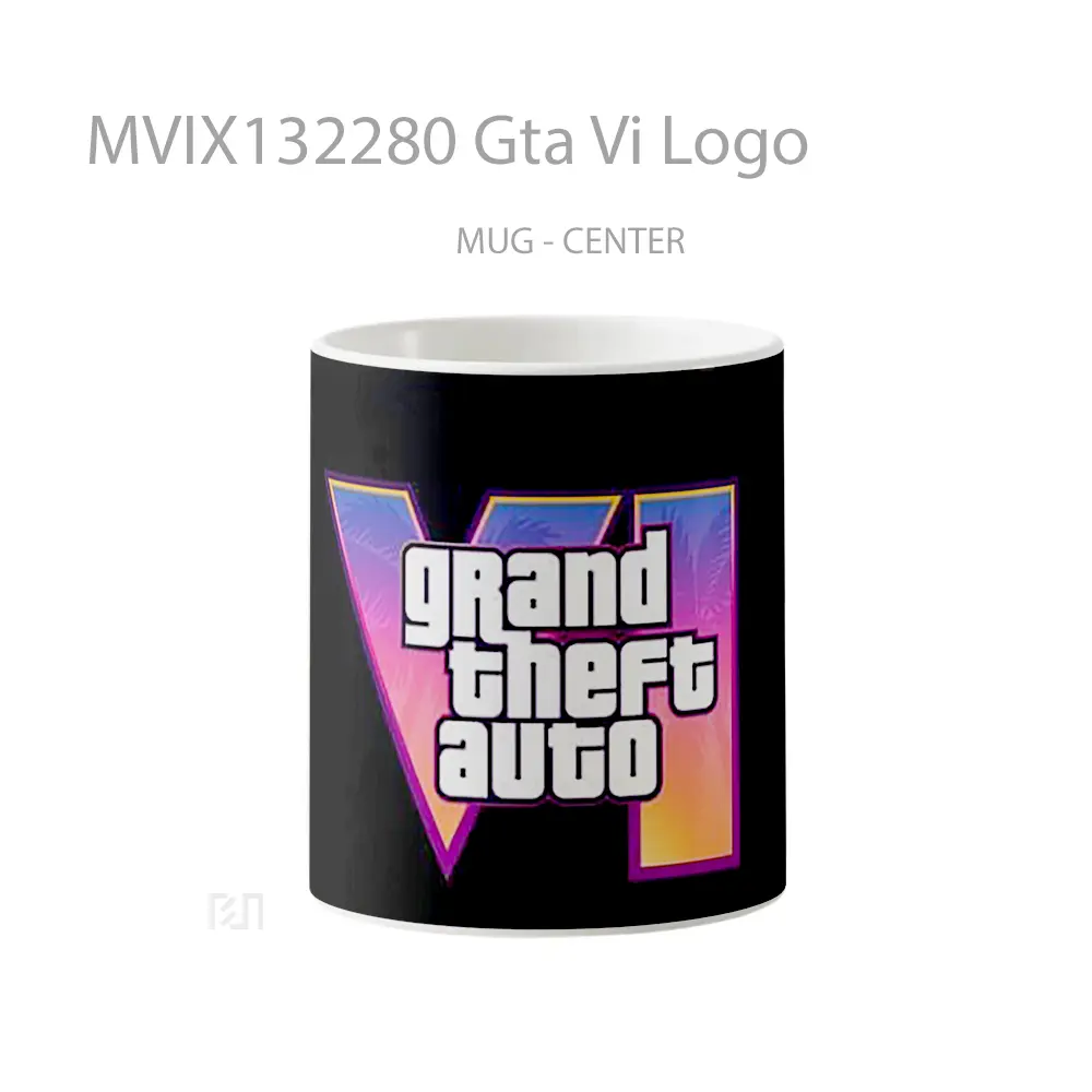 Mug Gta Vi Logo Gelas Keramik Unik