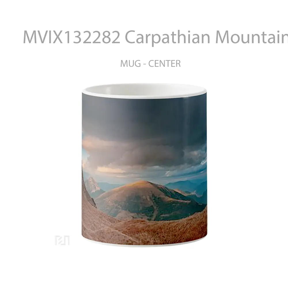 Mug Carpathian Mountains Gelas Pemandangan Alam