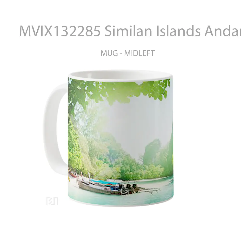 Mug Similan Islands Andaman And Nicobar Islands Gelas Pemandangan Alam - All-side / Desain