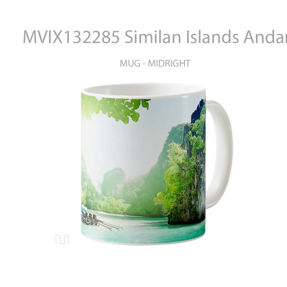 Mug Similan Islands Andaman And Nicobar Islands Gelas Pemandangan Alam - All-side / Desain
