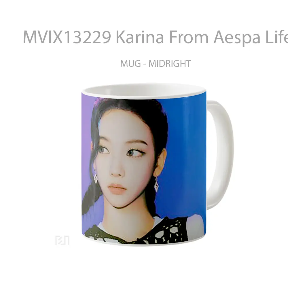 Mug Karina From Aespa Life S Too Short Gelas Keramik Unik - All-side / Desain