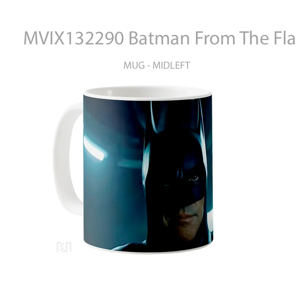 Mug Batman From The Flash 2023 Gelas Superhero - All-side / Desain