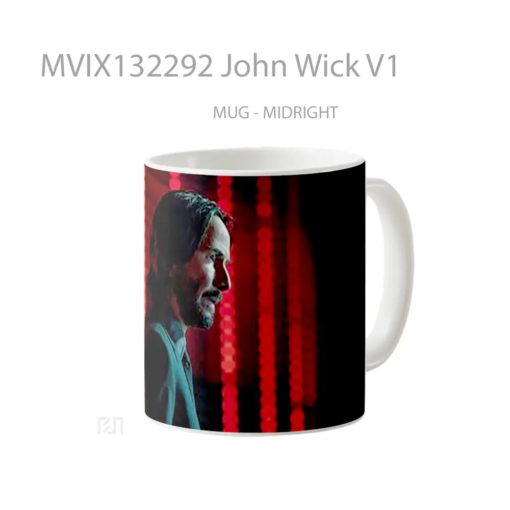 Mug John Wick V1 Gelas Keramik Unik - All-side / Desain