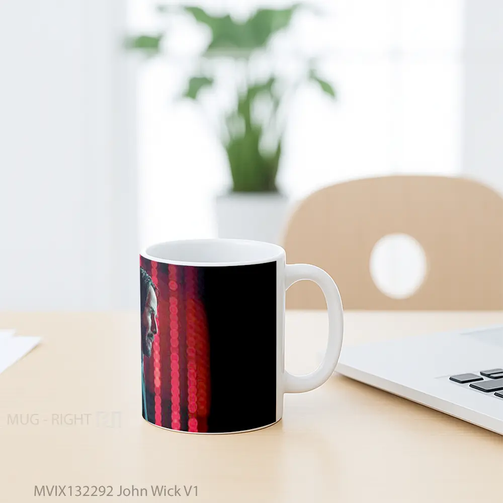 Mug John Wick V1 Gelas Keramik Unik - All-side / Desain