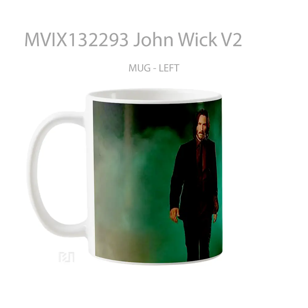 Mug John Wick V2 Gelas Keramik Unik - All-side / Desain