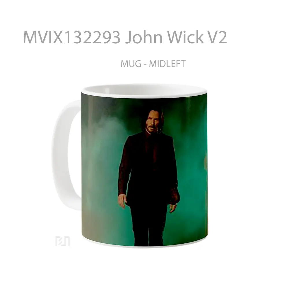 Mug John Wick V2 Gelas Keramik Unik - All-side / Desain