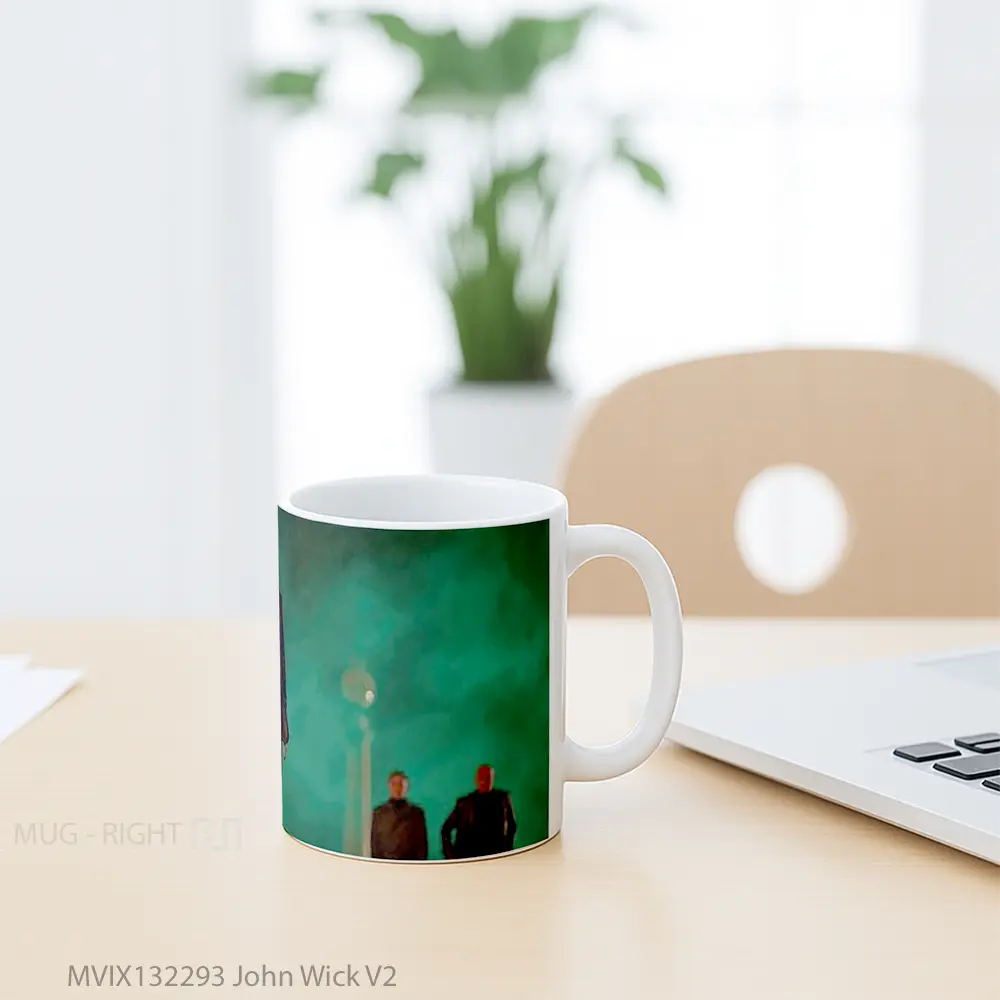 Mug John Wick V2 Gelas Keramik Unik - All-side / Desain