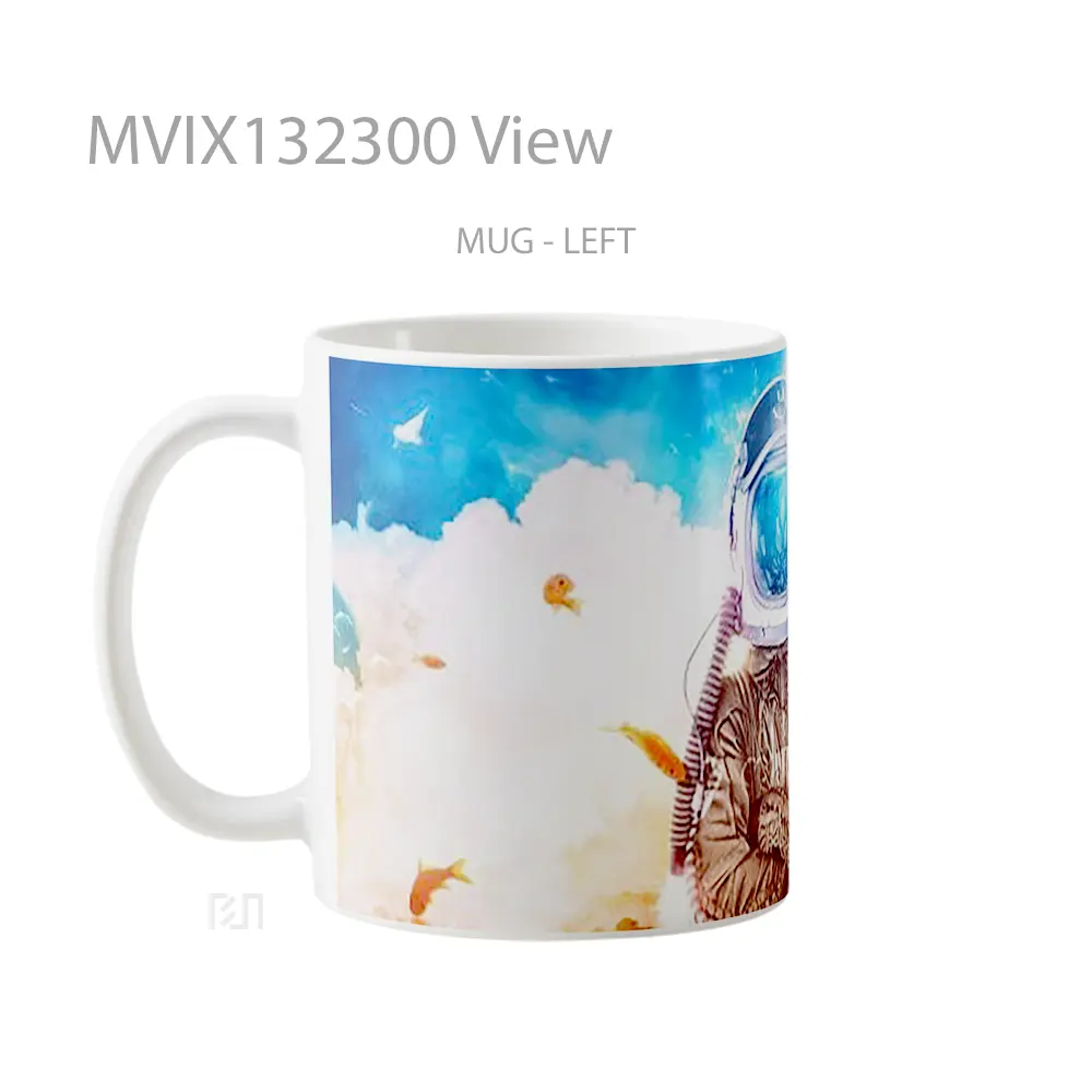 Mug View Gelas Keramik Unik - All-side / Desain