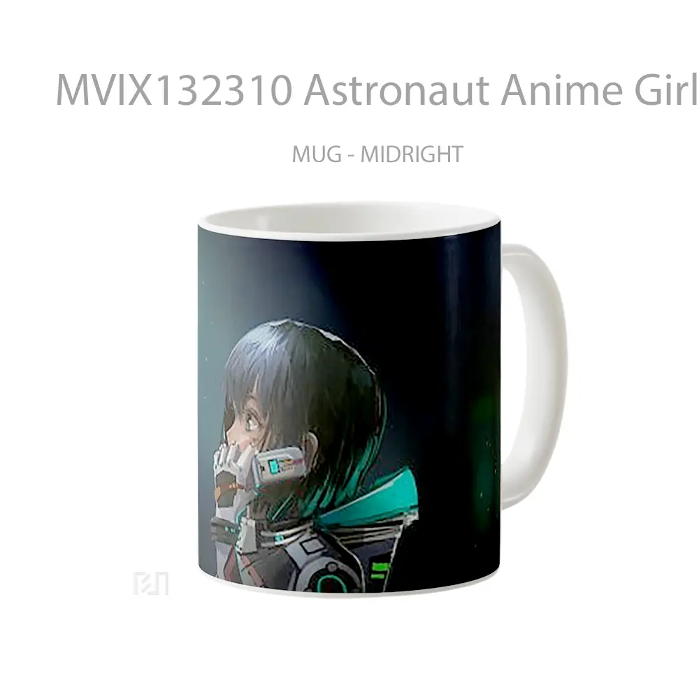 Mug Astronaut Anime Girl Cangkir Anime - All-side / Desain