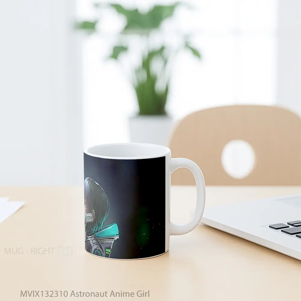 Mug Astronaut Anime Girl Cangkir Anime - All-side / Desain