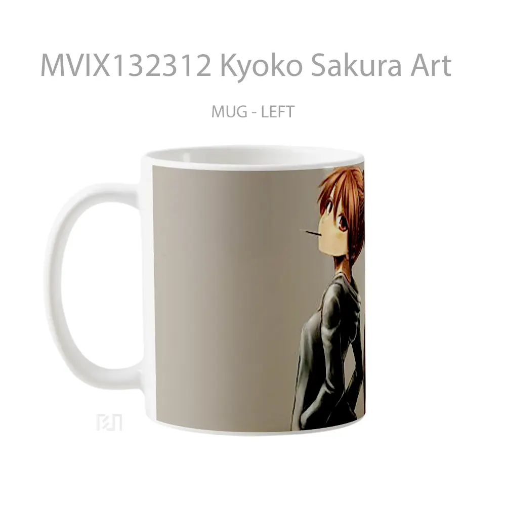 Mug Kyoko Sakura Art Gelas Keramik Unik - All-side / Desain