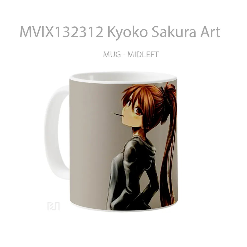Mug Kyoko Sakura Art Gelas Keramik Unik - All-side / Desain
