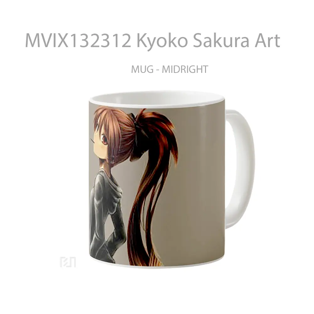 Mug Kyoko Sakura Art Gelas Keramik Unik - All-side / Desain