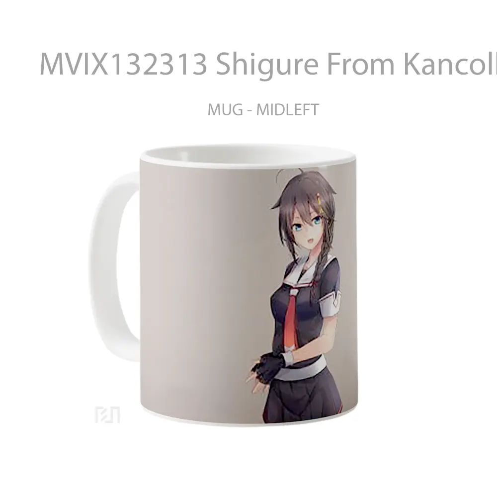 Mug Shigure From Kancolle Kantai Collection Gelas Keramik Unik - All-side / Desain