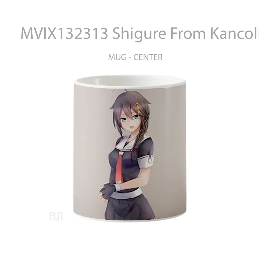 Mug Shigure From Kancolle Kantai Collection Gelas Keramik Unik