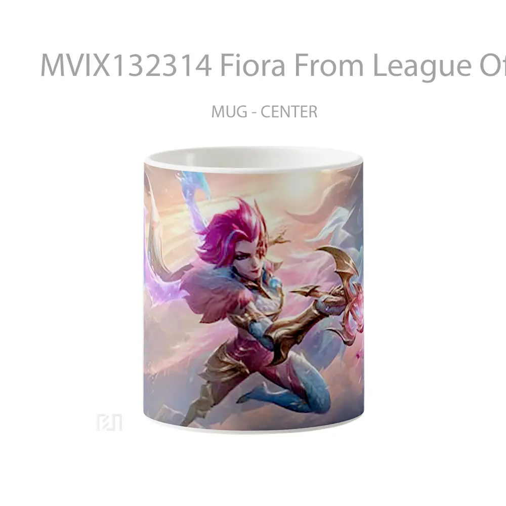 Mug Fiora From League Of Legends V1 Cangkir Gamer