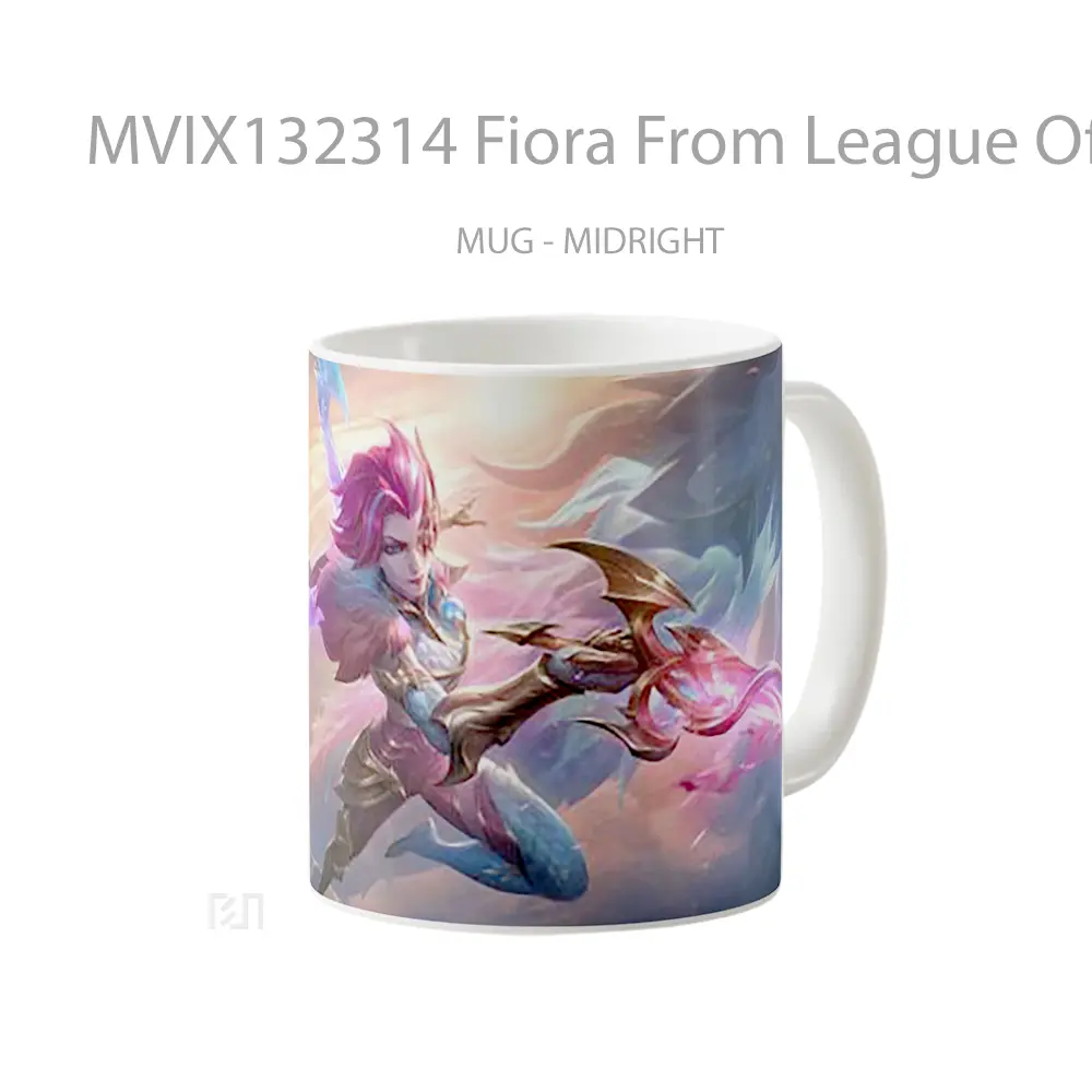 Mug Fiora From League Of Legends V1 Cangkir Gamer - All-side / Desain
