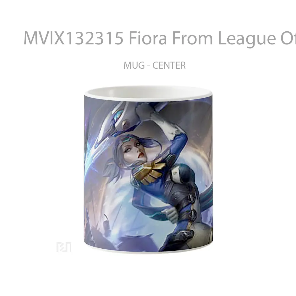 Mug Fiora From League Of Legends Splash Art Cangkir Gamer