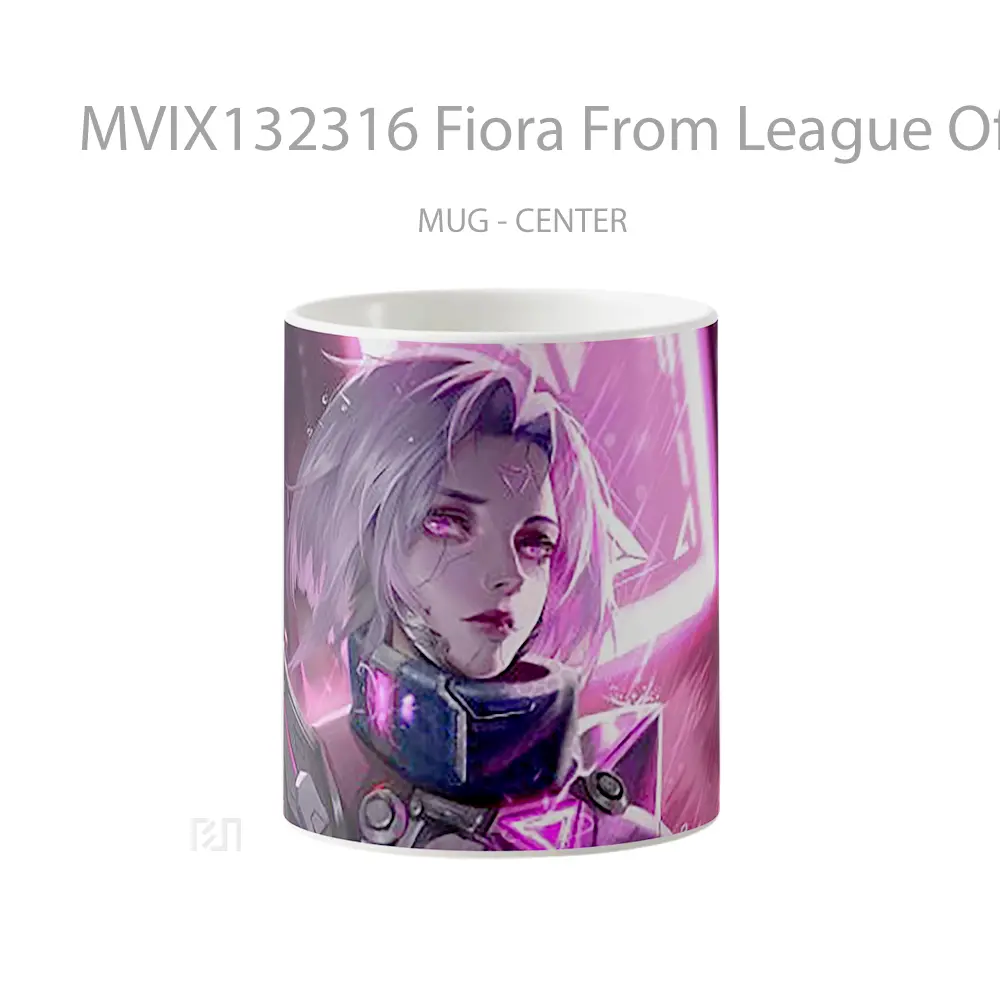 Mug Fiora From League Of Legends V2 Cangkir Gamer
