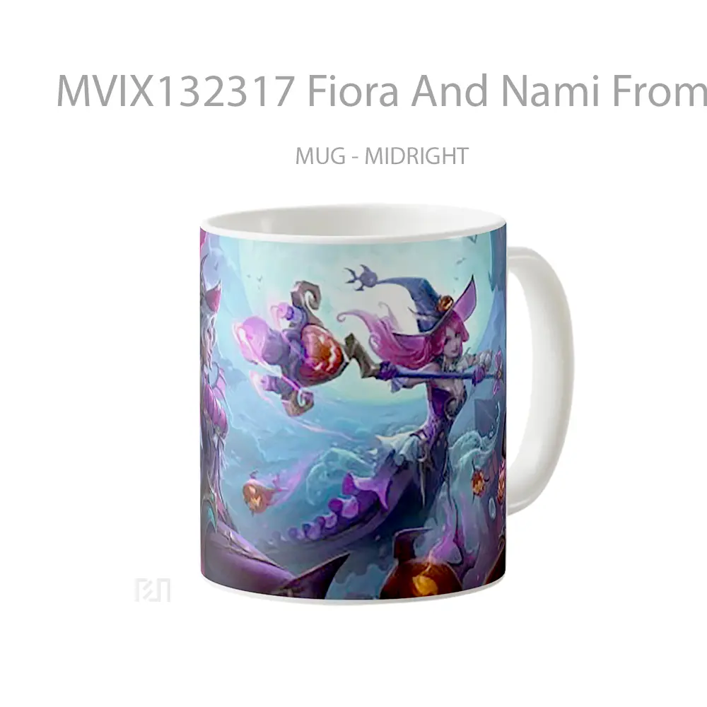 Mug Fiora And Nami From League Of Legends Cangkir Gamer - All-side / Desain