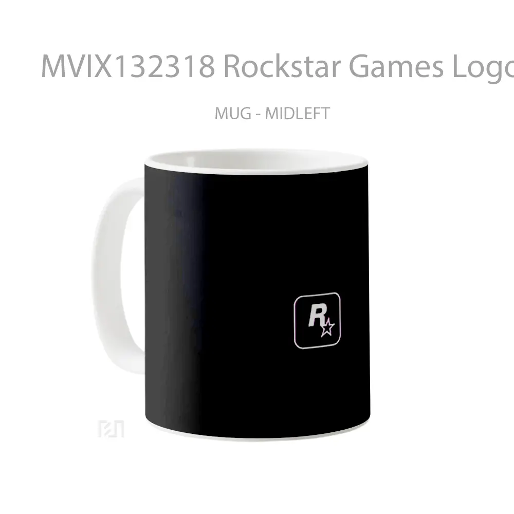 Mug Rockstar Games Logo Gta Vi Gelas Keramik Unik - All-side / Desain