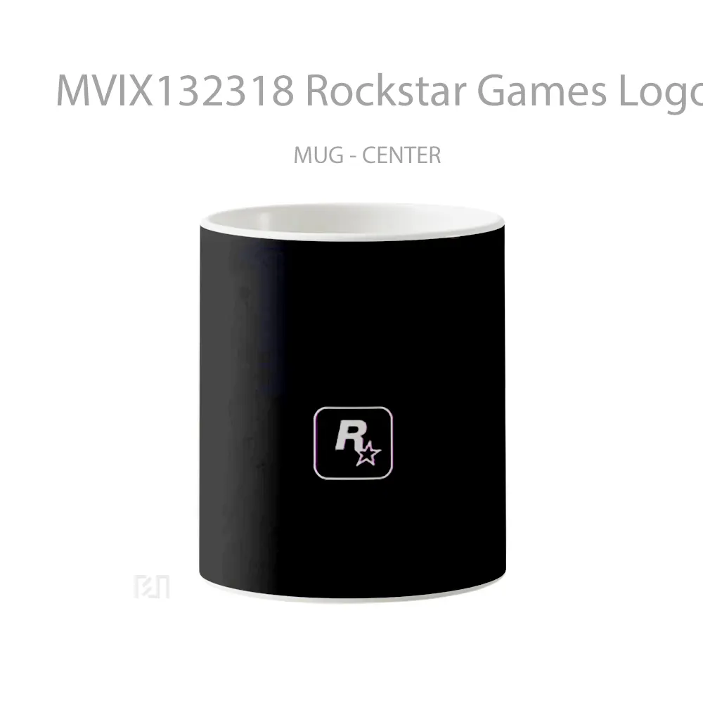 Mug Rockstar Games Logo Gta Vi Gelas Keramik Unik