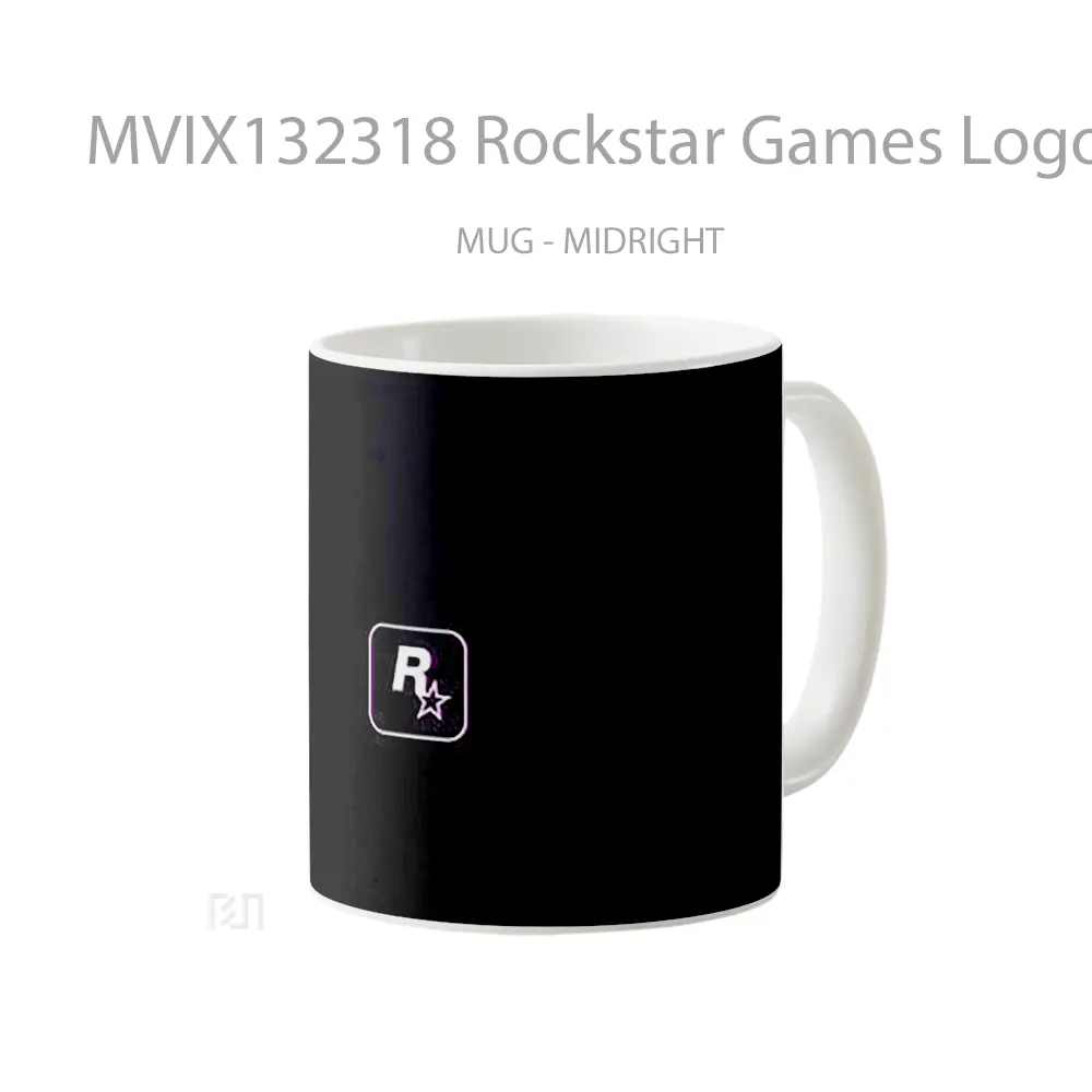 Mug Rockstar Games Logo Gta Vi Gelas Keramik Unik - All-side / Desain