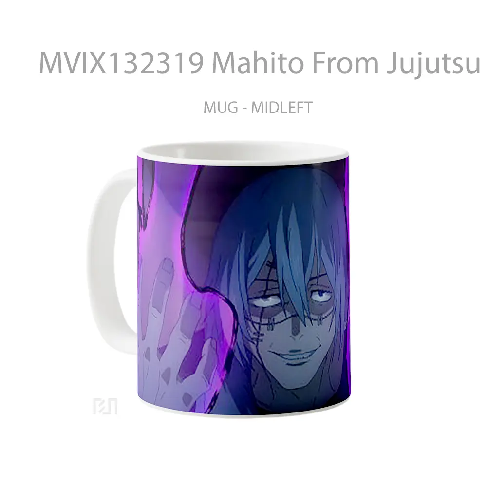 Mug Mahito From Jujutsu Kaisen V1 Gelas Keramik Unik - All-side / Desain