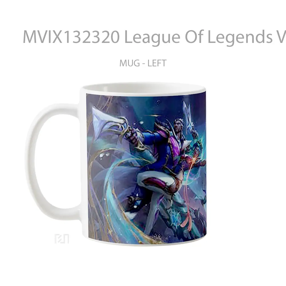 Mug League Of Legends V1 Cangkir Gamer - All-side / Desain