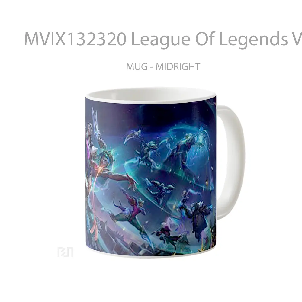 Mug League Of Legends V1 Cangkir Gamer - All-side / Desain