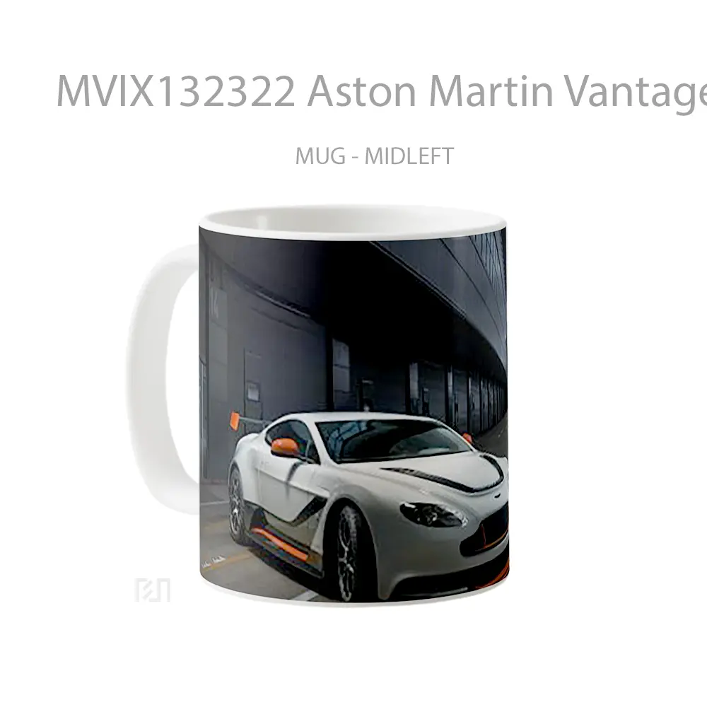 Mug Aston Martin Vantage Gt Special Edition Cangkir Mobil - All-side / Desain