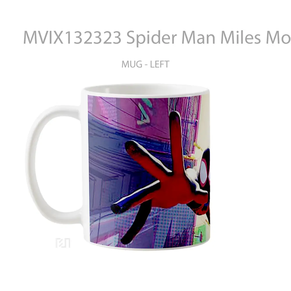 Mug Spider Man Miles Morales V4 Gelas Superhero - All-side / Desain