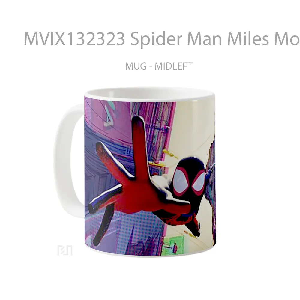 Mug Spider Man Miles Morales V4 Gelas Superhero - All-side / Desain