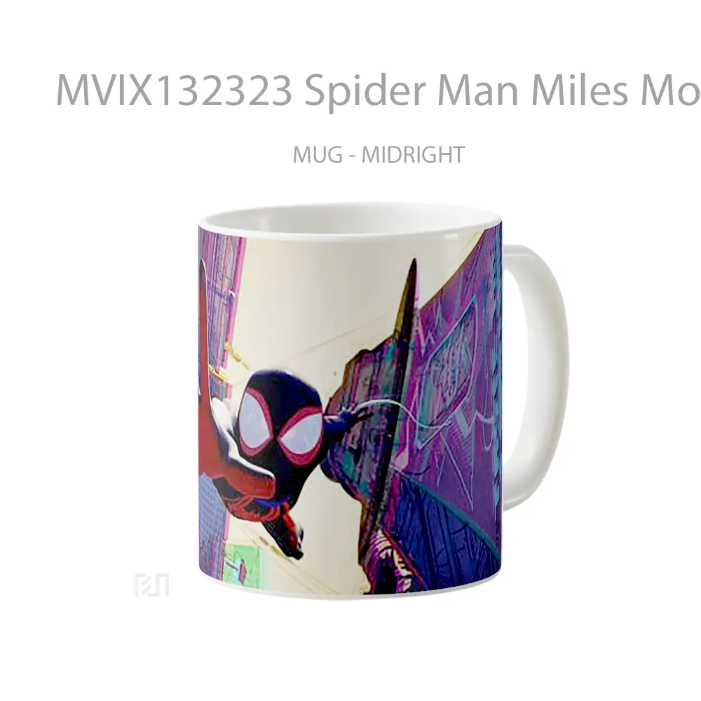 Mug Spider Man Miles Morales V4 Gelas Superhero - All-side / Desain