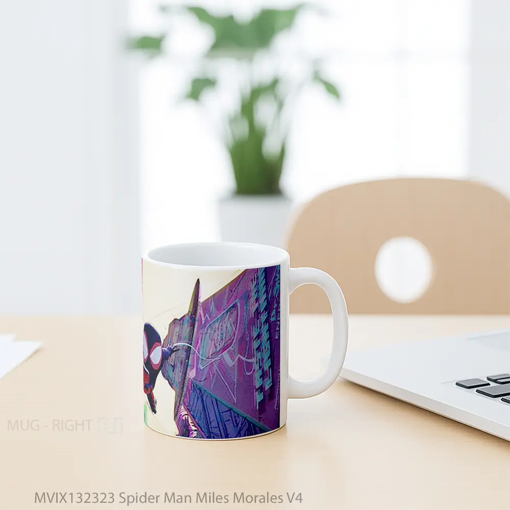 Mug Spider Man Miles Morales V4 Gelas Superhero - All-side / Desain