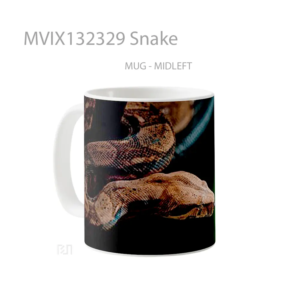 Mug Snake Gelas Keramik Unik - All-side / Desain