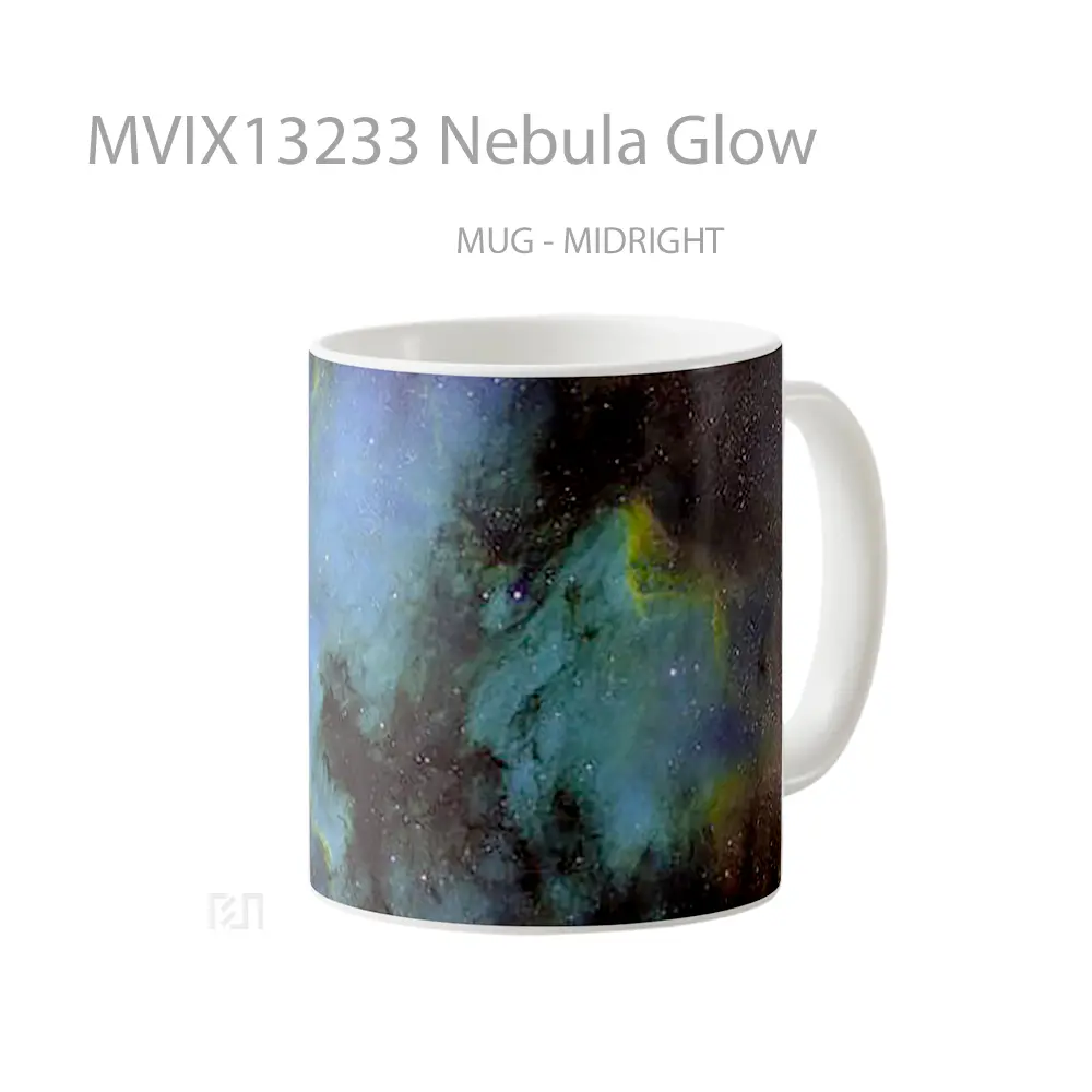 Mug Nebula Glow Gelas Astronomi - All-side / Desain