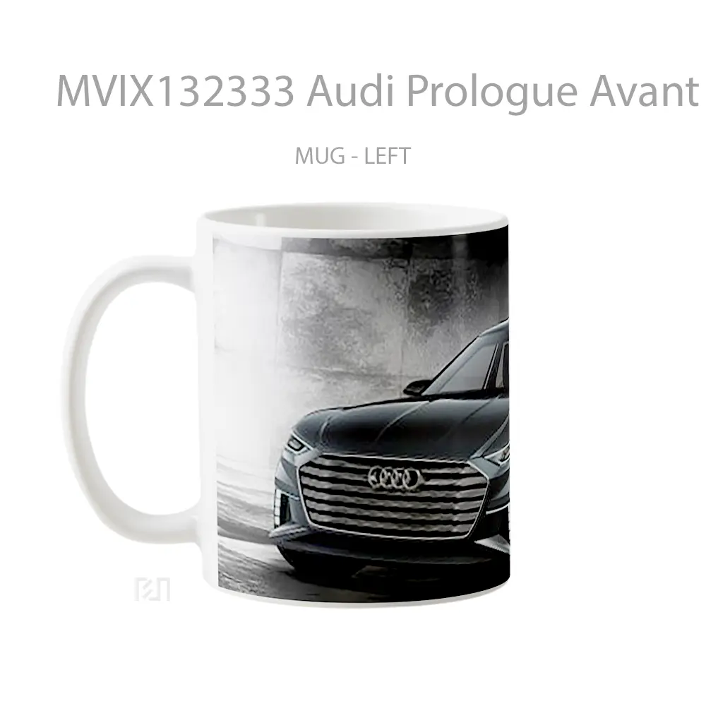 Mug Audi Prologue Avant Concept Cangkir Mobil - All-side / Desain