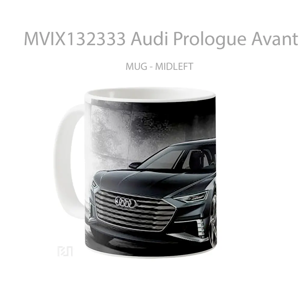 Mug Audi Prologue Avant Concept Cangkir Mobil - All-side / Desain
