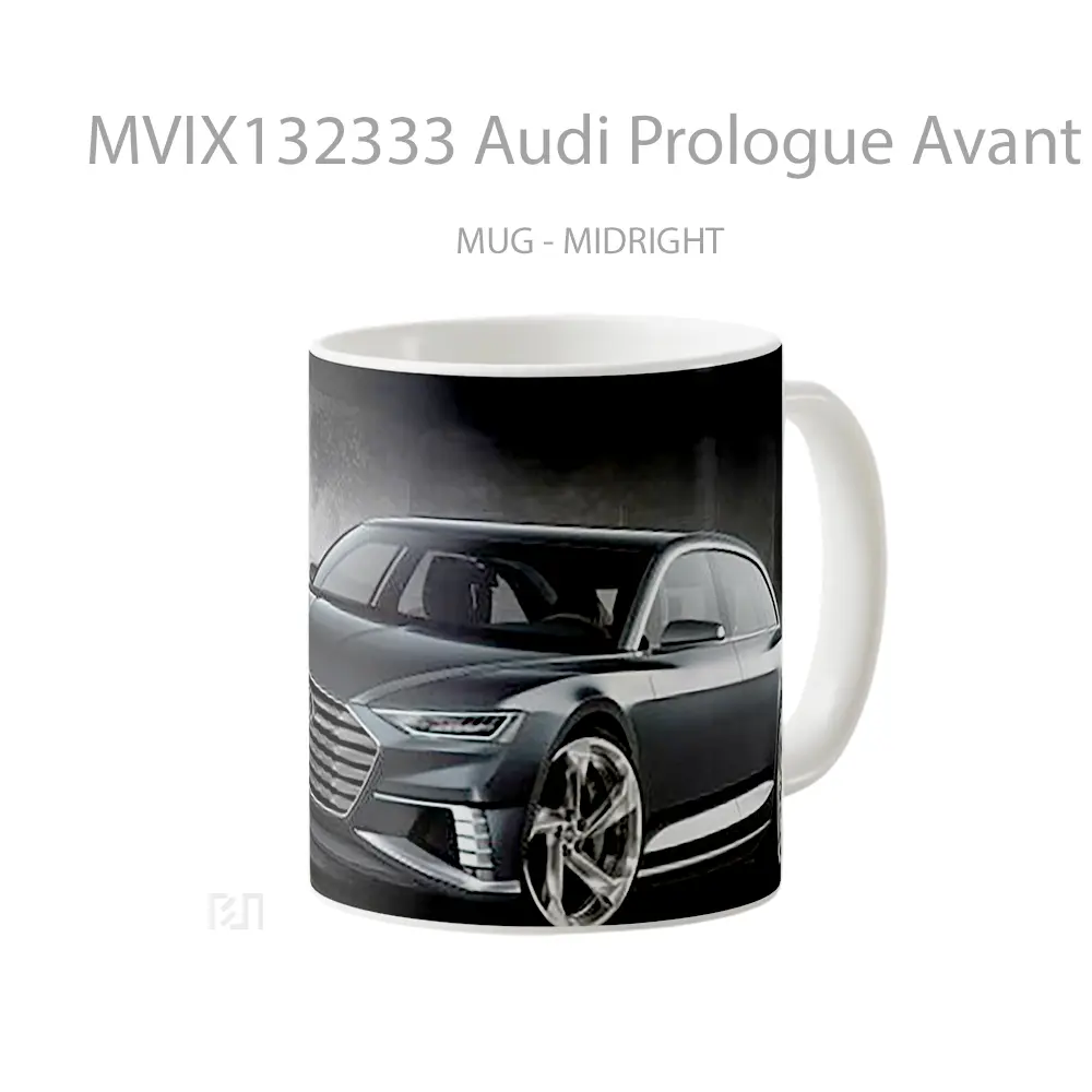 Mug Audi Prologue Avant Concept Cangkir Mobil - All-side / Desain