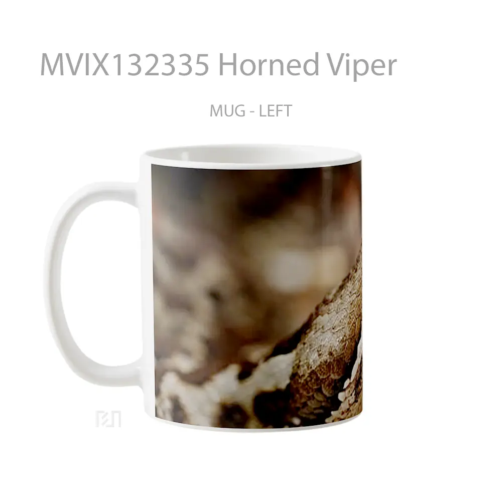 Mug Horned Viper Gelas Keramik Unik - All-side / Desain