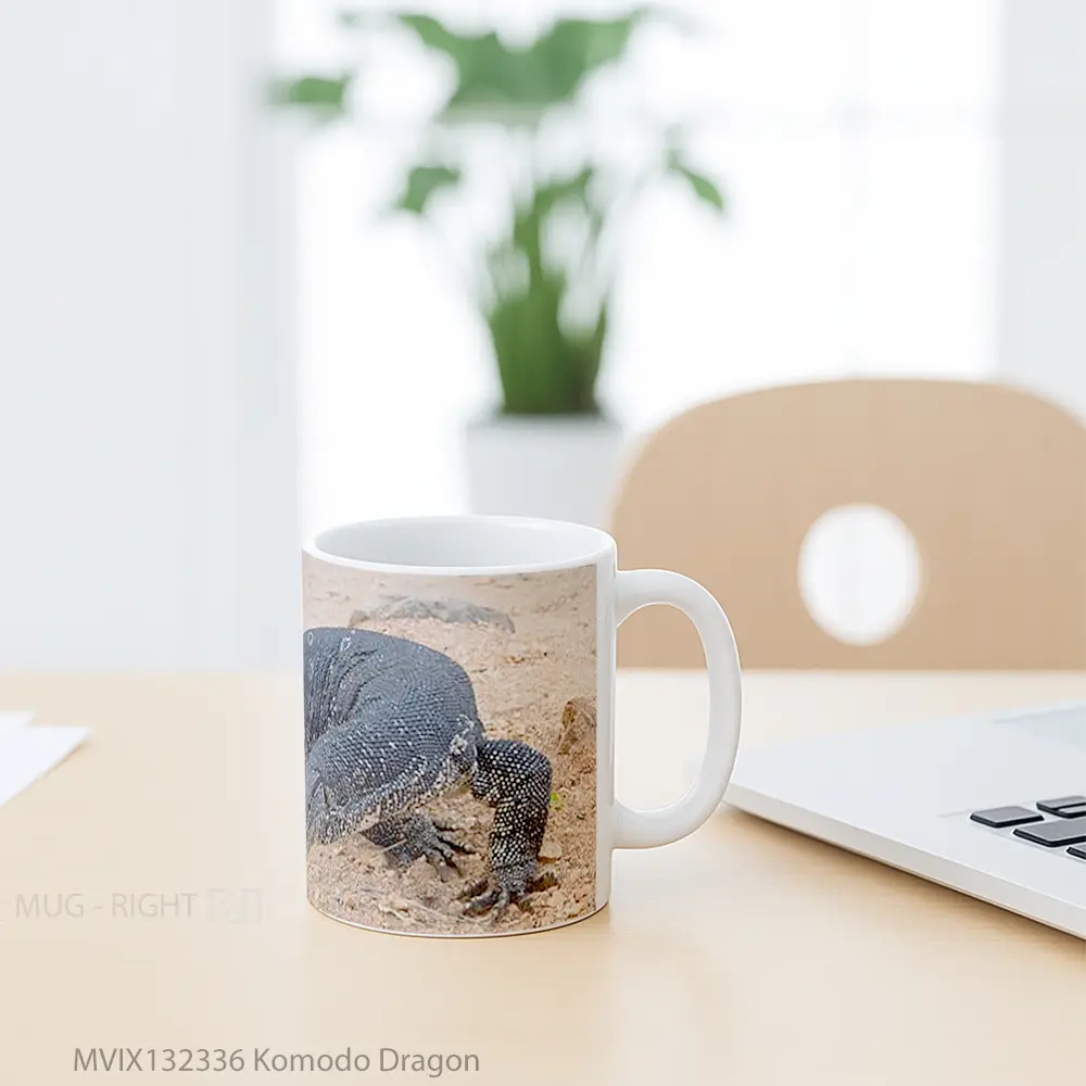 Mug Komodo Dragon Gelas Fantasi - All-side / Desain