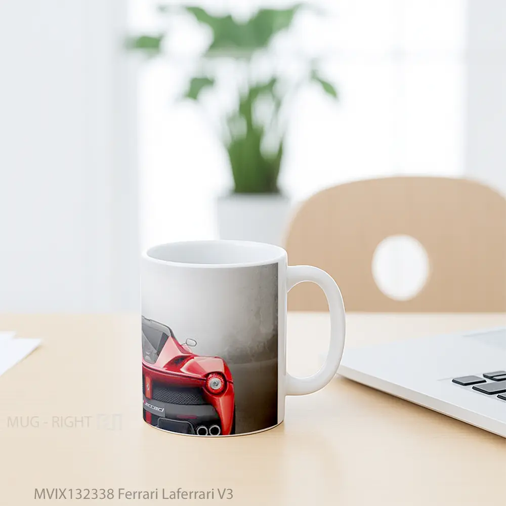 Mug Ferrari Laferrari V3 Cangkir Mobil - All-side / Desain