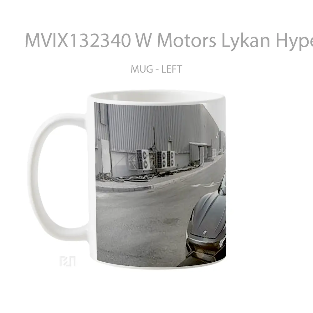 Mug W Motors Lykan Hypersport V1 Gelas Keramik Unik - All-side / Desain