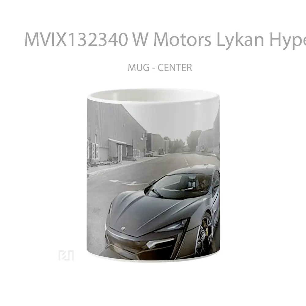 Mug W Motors Lykan Hypersport V1 Gelas Keramik Unik