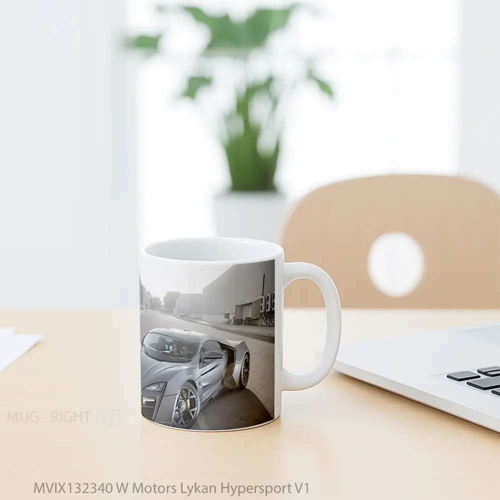 Mug W Motors Lykan Hypersport V1 Gelas Keramik Unik - All-side / Desain