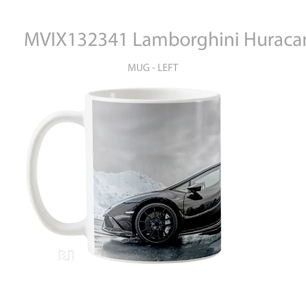 Mug Lamborghini Huracan Cangkir Mobil - All-side / Desain