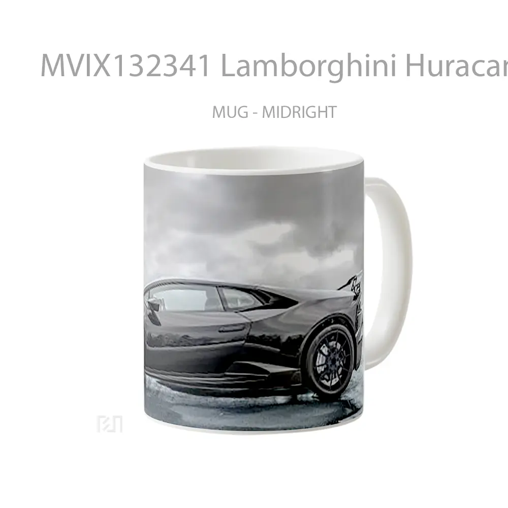 Mug Lamborghini Huracan Cangkir Mobil - All-side / Desain